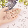 300Pcs 2 Style CCB Plastic Charms CCB-DC0001-03-3