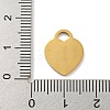 Ion Plating(IP) 304 Stainless Steel Pendants FIND-M017-01G-E-3