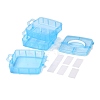 Rectangle Portable PP Plastic Detachable Storage Box CON-D007-02E-4