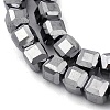 Synthetic Terahertz Stone Beads Strands G-H327-L03-03-3