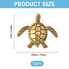 12Pcs Turtle Alloy Lapel Pinks for Backpack Clothes JEWB-CA0001-88AG-2