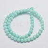 Natural Malaysia Jade Beads Strands X-G-A146-6mm-B07-2