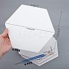 Hexagon Painting Canvas Panel Drawing Boards DIY-NB0004-10-2