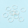 925 Sterling Silver Hoop Earrings STER-P047-13C-S-1