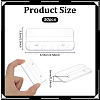 Acrylic Action Figure Display Pedestals LS-ODIS-WH0038-233A-2