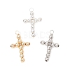 3Pcs 3 Colors Brass Beaded Pendants PALLOY-JF04054-1