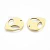 Ion Plating(IP) 201 Stainless Steel Pendants STAS-N098-117LG-3