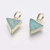 Natural Amazonite Pendants KK-G343-16-2