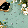 40Pcs Brass Earring Hooks KK-FH0007-64P-4