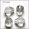 Imitation Austrian Crystal Beads SWAR-F062-10x8mm-01-1