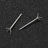 925 Sterling Silver Ear Studs STER-P032-10S-3-2
