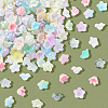 480Pcs 12 Colors Acrylic Bead Caps OACR-SC0002-31-7