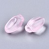 Transparent Spray Painted Glass Beads GLAA-N035-013-D02-2