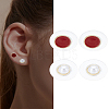 1Set Alloy Stud Earrings EJEW-LP0008-009-1
