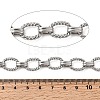 304 Stainless Steel Twist Oval Link Chains CHS-Z007-10P-02-2
