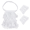 Lace Cloth Oversleeves & Collar Sets AJEW-HY0003-05-1