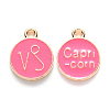 Alloy Enamel Pendants ENAM-S124-01B-03E-1