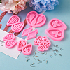 DIY Dangle Earring Making Kits DIY-TA0002-99-15