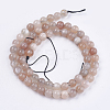 Natural Multi-Moonstone Beads Strands G-J157-6mm-06-2