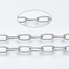 304 Stainless Steel Paperclip Chains CHS-S001-06A-P-2