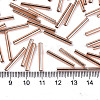 Electroplate Glass Bugle Beads SEED-S043-02C-03-3