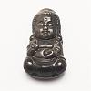 Natural Golden Sheen Obsidian Pendants G-G660-14-1