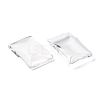 Transparent Rectangle Glass Cabochons X-GGLA-R025-25x18-3