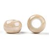 Glazed Porcelain Rondelle Beads X-PORC-Q219-13x9-F13-1