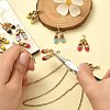 16pcs 8 Colors Zinc Alloy Enamel Pendants PALLOY-CJ0001-144-4