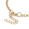 Trendy Shell Bib Beach Necklaces NJEW-N0031-01-4