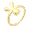 Rack Plating Brass Open Cuff Rings RJEW-S394-01G-Y-2