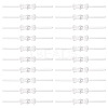 200Pcs Iron Bowknot Buckles IFIN-TA0001-72S-2