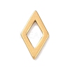 Golden Plated 304 Stainless Steel Charms STAS-K286-03B-G-1