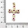 Brass Pave Cubic Zirconia Pendants CU-CBAE7DF-11G-B06-3
