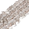 Spray Painted Transparent Glass Beads Strands GLAA-P060-01B-05-1