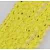 Transparent Glass Bead Strands GLAA-G013-8mm-68-1