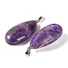 Natural Amethyst Pendants GG-CBACB71-02P-02-2