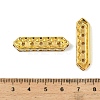 Brass Crystal Rhinestone Spacer Bars RB-T019-01A-G-3