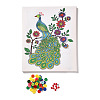Creative DIY Peacock Pattern Resin Button Art DIY-Z007-36-2