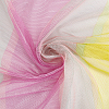 Rainbow Color Gradient Polyester Mesh Fabric DIY-WH0453-84-1