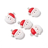 Christmas Theme Opaque Resin Pendants FIND-E025-11-1