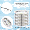 4 Rolls Copper Jewelry Craft Wire CWIR-SC0001-05-2