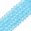 Glass Beads Strands EGLA-A034-T3mm-D28-4