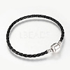 Imitation Leather European Style Bracelet Making MAK-R011-02B-1