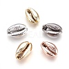 Electroplated Natural Shell Beads X-BSHE-O017-13-1