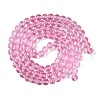 Drawbench Transparent Glass Beads Strands GLAD-Q012-8mm-02-4