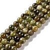 Natural Garnet Beads Strand G-E584-02B-1