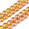 Electroplate Glass Beads Strand EGLA-S188-27-B02-1