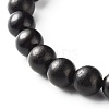 Energy Power Round Beads Stretch Bracelet for Men Women BJEW-JB06901-5