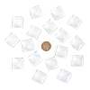 Transparent Glass Square Cabochons X-GGLA-A001-30mm-6